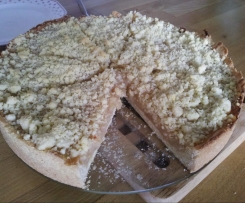 Apfelmus-Kuchen mit Streuseln