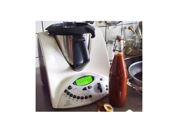 Pflaumensoße, pikant, süß-sauer