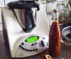 Pflaumensoße, pikant, süß-sauer