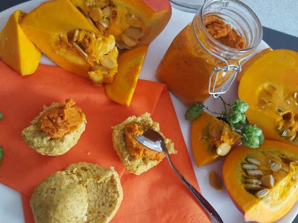 Vegetarische Kürbisbutter/Kürbis-Bolognese