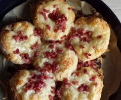 Käse-Schinken-Brötchen