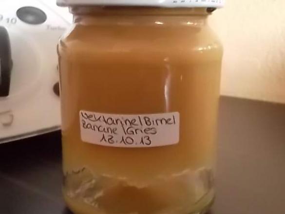 Nektarine-Banane-Birne mit Gries