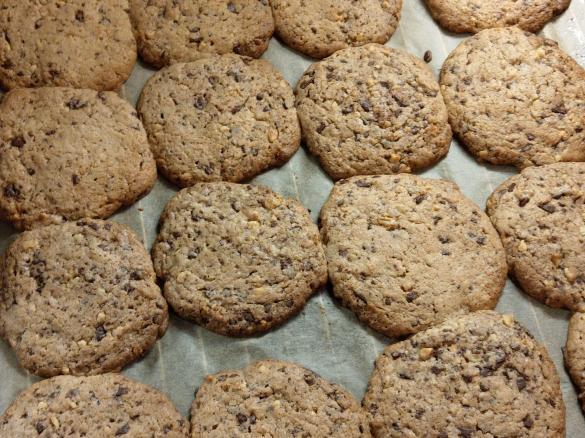 Variation American Cookies mit Schokostückchen