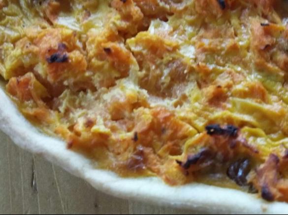 Kürbis - tarte / kürbis - Quiche