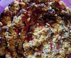 Zwetschgenkuchen mit Zwillingsteig