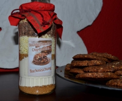 Backmischung für Double Chocolat Chip Cookies