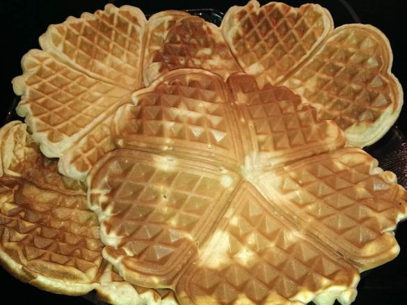 Gute Waffeln (ohne Fett)