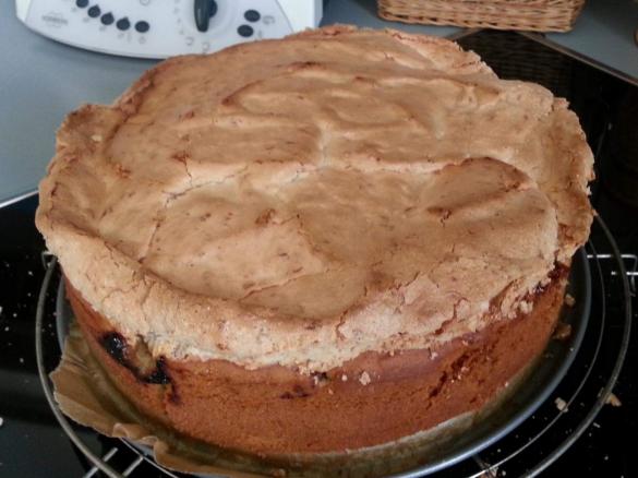 Rhabarberkuchen mit Baiser