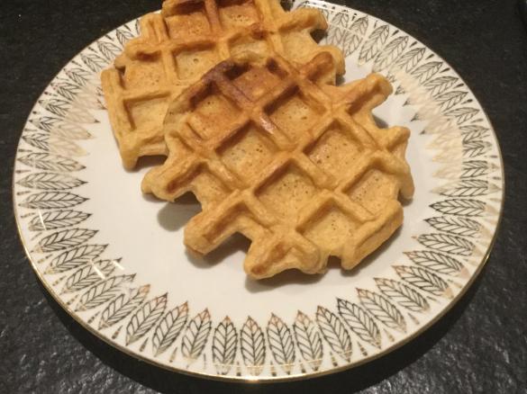 Apfe Waffeln ohne Zucker