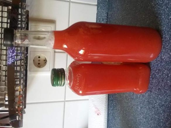 Erdbeer-Hugo-Likör mit Wodka