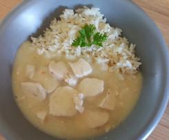 Variation Hühnerfrikassee - schnell, einfach und super-lecker