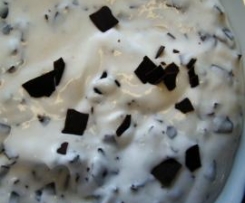 leichte Stracciatella-Quark-Creme