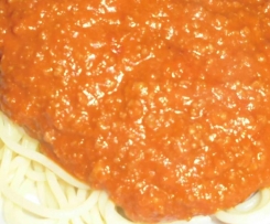 Spaghetti Bolognese (süße Variation)