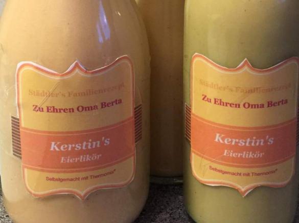 Eierlikör, zu Ehren Oma Berta