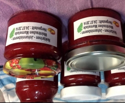 Nektarinen - Weintrauben - Johannisbeeren Marmelade 