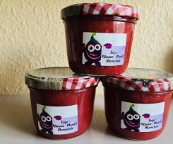 Feigen Marmelade mit Pflaumen und Mandeln