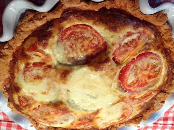 Tomate Gorgonzola Quiche