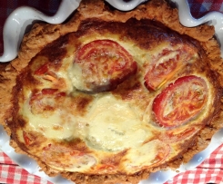 Tomate Gorgonzola Quiche