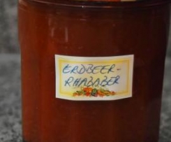 Erdbeer-Rhabarber-Marmelade