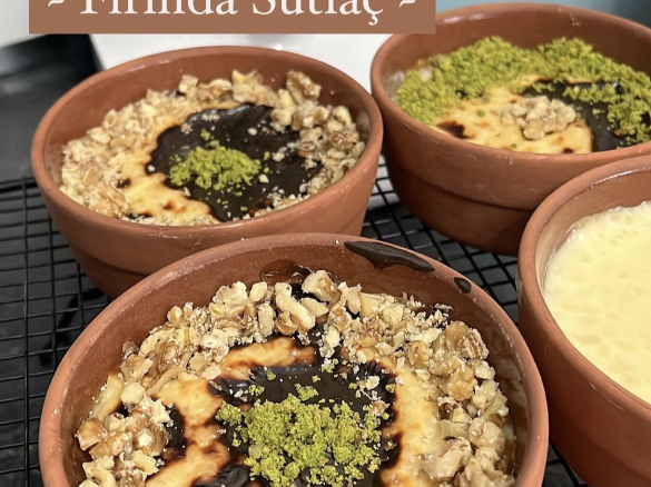 Firinda Sütlac - Überbackener Milchreis (türkische Art)