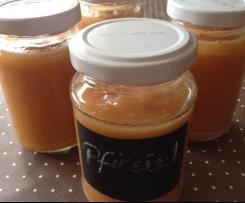 Pfirsischmus / Pfirsisch Kompott - ohne Zucker - lecker!