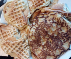 Bananen Pfannkuchen/Waffeln Leckere Rersteverwertung