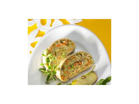 Gemüse-Kräuter-Strudel