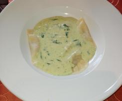 Bärlauch Sauce zu Nudeln