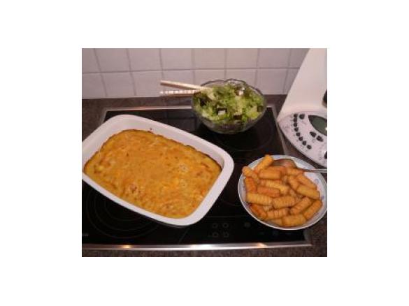 Fruchtiger Puten - Curry - Auflauf