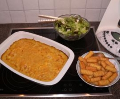 Fruchtiger Puten - Curry - Auflauf