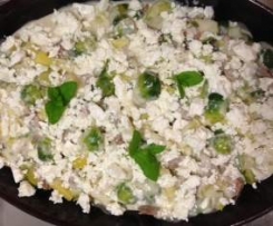 Rosenkohl-Kartoffel-Auflauf (mit/ohne Hack)