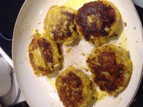 Kartoffel-Blumenkohl-Buletten 