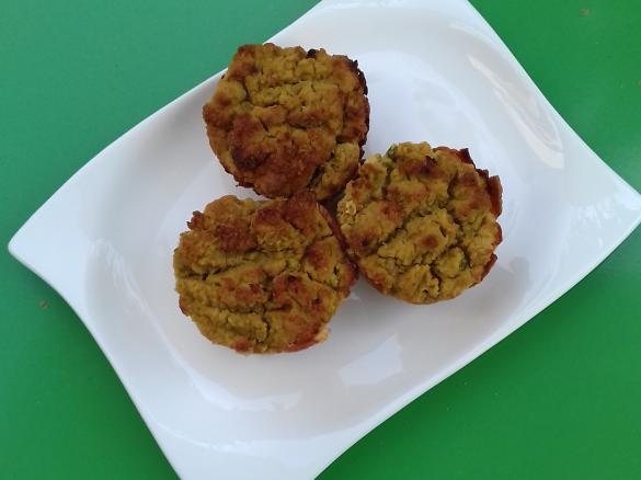 Erbsenmuffins (low carb)