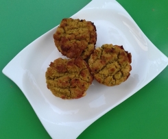 Erbsenmuffins (low carb)