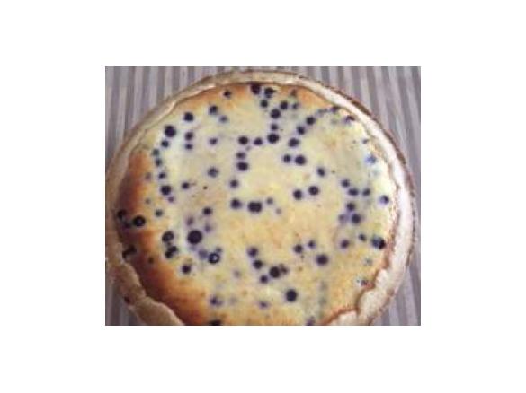 Omas Käsekuchen mit Blaubeeren / Heidelbeeren