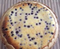 Omas Käsekuchen mit Blaubeeren / Heidelbeeren