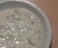 Leichte Nudelsoße mit Champignons