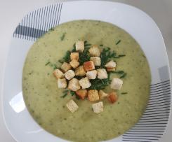 Zucchini Kohlrabi Kartoffel Suppe