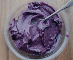 Heidelbeer-Bananen-Eis (vegan / laktosefrei/ ohne Zucker)