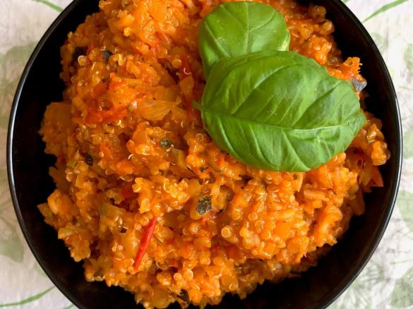 Zucchini-Quinoa-Reis