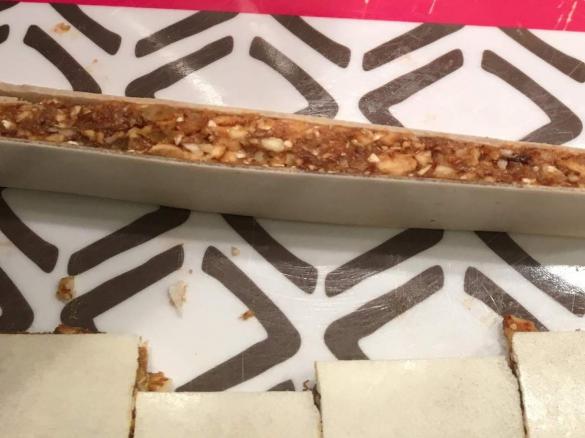 Obstriegel wie aus dem Supermarkt (Geschmacksrichtung Dattel-Orange)