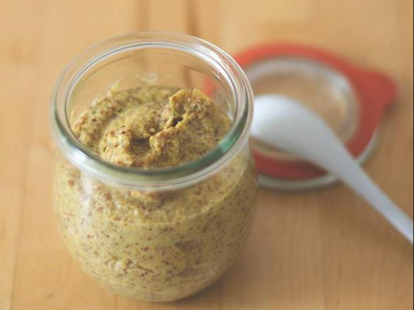 Grobkörniger Cidre-Senf