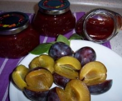 Pflaumenmarmelade mit Zimt