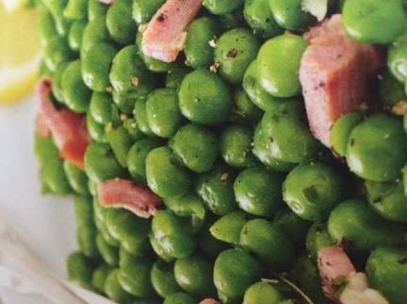 Erbsen Florentiner Art