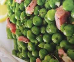 Erbsen Florentiner Art