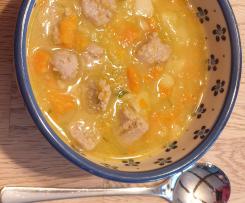 Möhren Bratwurst Eintopf