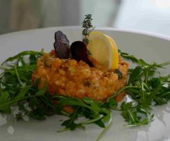 Spanisches Risotto mit Gemüse und Chorizo