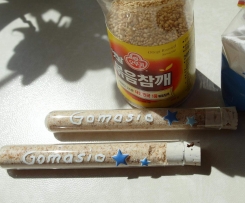 Gomasio Gewürz aus Sesam