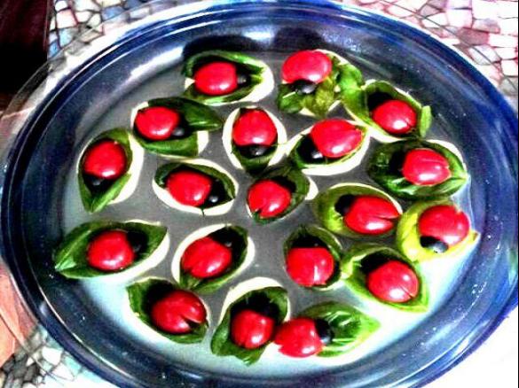 Marienkäfer und Maisgratin