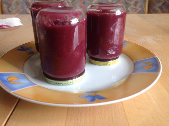 Brombeeren Bananen Mus